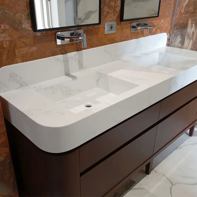 HW6801 Years Warranty 6-30mm Kitchen And Bathroom Heat Resistance Repairable Solid Surface Countertops