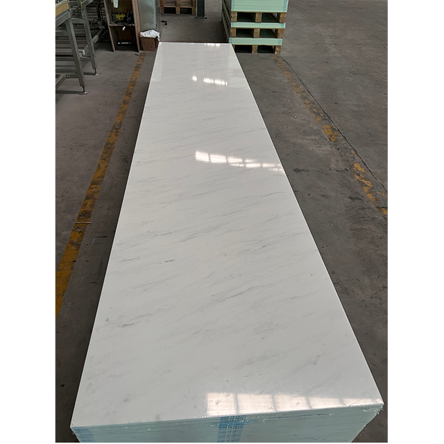 Wholesale 6-30mm Thickness Construction Material Big Slab Kitchen And Bathroom Non Porous Artificial Marble Stone