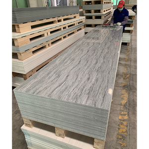 10 Years Warranty Different Colors Easy Install Joint Seamless 6-30 Mm Veined Acrylic Solid Surface Marble for Table Top