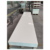 KA1101 Bright White Manufacturer Kitchen And Bathroom 6-30 Mm Thickness Heat Resistance Pure Acrylic Solid Surface For Cabinet