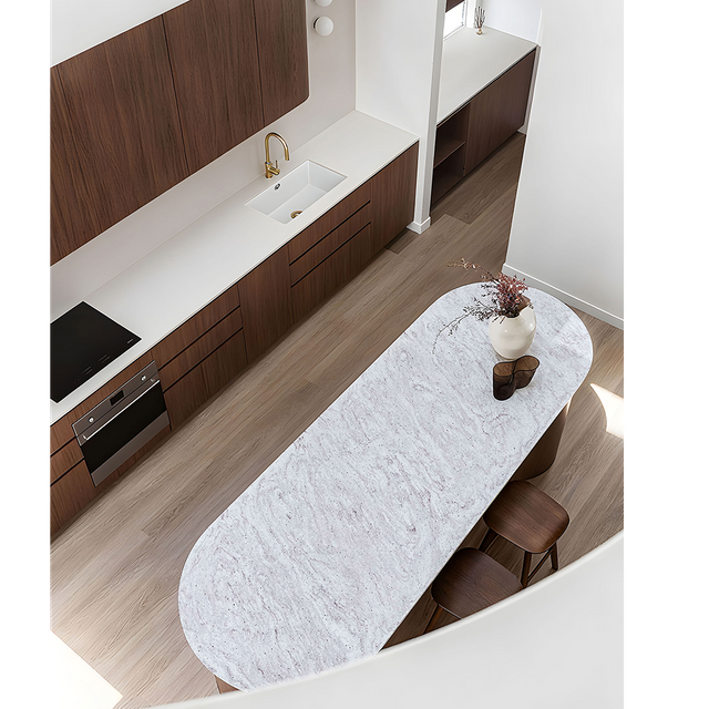 FP13017 Customize Color 10 Years Warranty OEM 6-30mm Big Slab Kitchen And Bathroom Heat Resistance Countertops Solid Surface