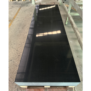 Manufacturer 6-30mm Thickness Construction Material Big Slab Black Color Non Porous Kitchen Countertops