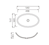 KS119 Artificial Marble Acrylic Solid Surface Material Durable White Matte Color Bathroom Sink For Cabinet