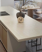 NW58107 Koris 10 Years Warranty Kitchen And Bathroom 6-30 Mm Thickness Heat Resistance Discount Solid Surface For Cabinet