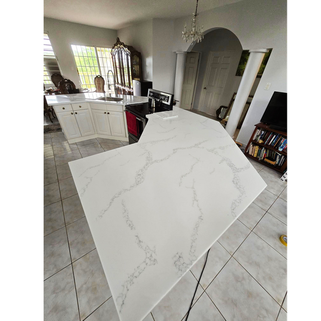 Wholesale 6-30mm Thickness Construction Material Big Slab Kitchen And Bathroom Non Porous Acrylic Solid Surface Marble