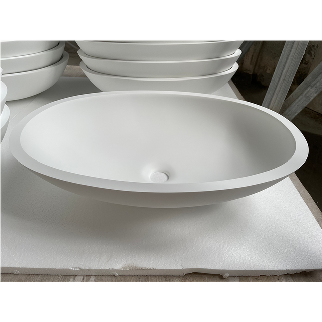 KS119 Marble artificiel meubles de salle de bain durable 