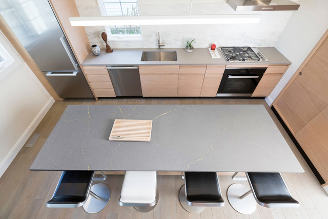 QW3102 Years Warranty 6-30mm Kitchen And Bathroom Heat Resistance Repairable Matte Finish Customized Acrylic Table Top 