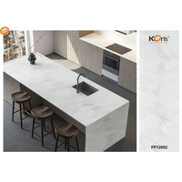 FP12002 Customize Color 10 Years Warranty OEM 6-30mm Big Slab Kitchen And Bathroom Heat Resistance Solid Surface Countertops