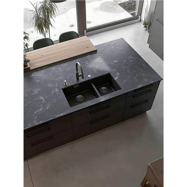 FP13023 Customize Color 10 Years Warranty OEM 6-30mm Big Slab Kitchen And Bathroom Heat Resistance Countertops Solid Surface