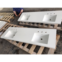 Kitchen And Bathroom Solid Surface Manufacturer 6-30mm Thickness Non Porous Koris Bathroom Sink