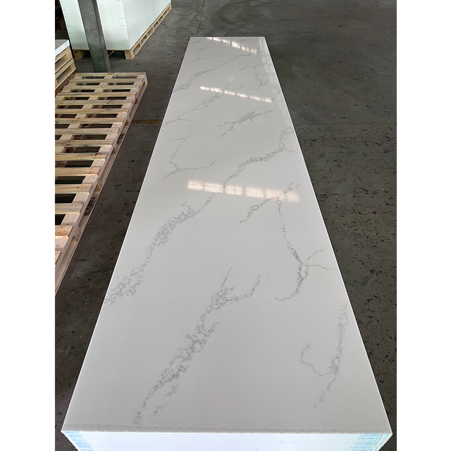 HW6802 10 Years Warranty OEM 6-30mm Big Slab Kitchen And Bathroom Heat Resistance acrylic polymer countertops