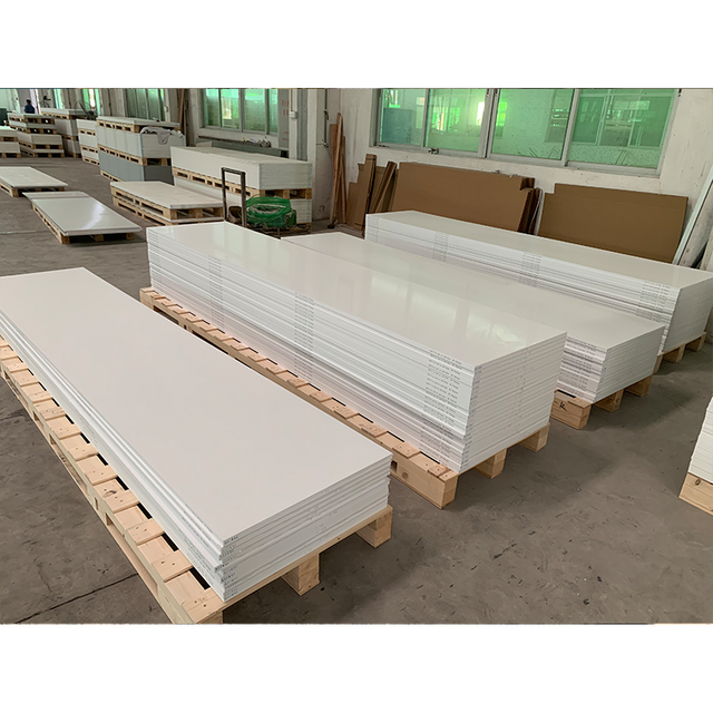 KA1101 Bright White Color 10 Years Warranty 6-30mm Kitchen And Bathroom Heat Resistance composite table tops