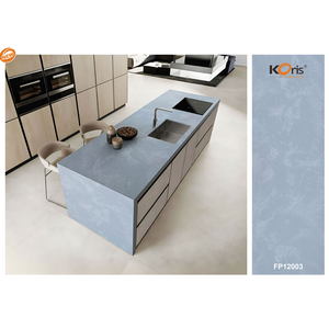 FP12003 Customize Color 10 Years Warranty OEM 6-30mm Big Slab Kitchen And Bathroom Heat Resistance Solid Surface Vanity Top