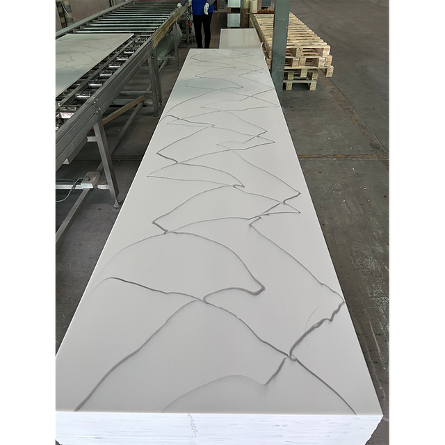 Manufacturer 6-30mm Thickness Construction Material Big Slab Kitchen And Bathroom Countertops Solid Surface