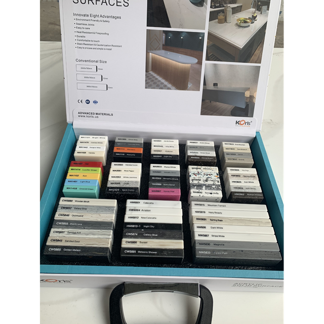 Koris Factory Wholesale Stain Resistant Big Slab 6-30mm Big Slab Solid Surface Slab for Interior Decoration
