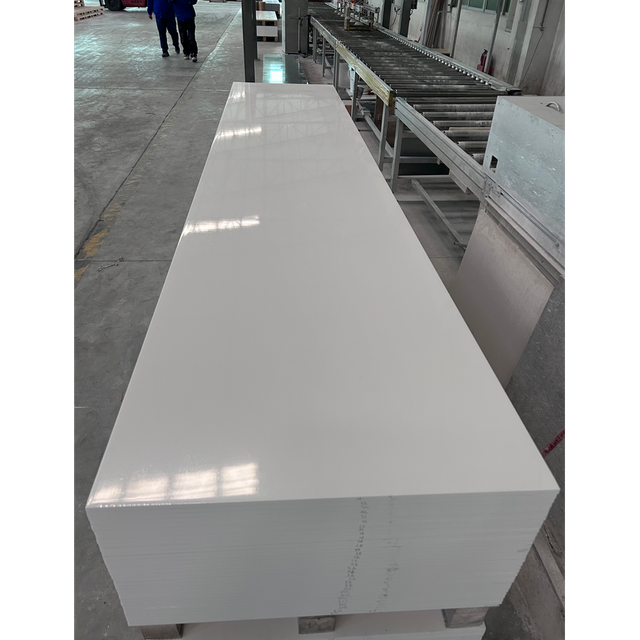 KA1101 10 Years Warranty Kitchen And Bathrrom Solid Surface Manufacturer 6-30mm Thickness Bright White Color Artificial Kitchen Top