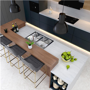 10 Years Warranty 6-30mm Thickness Construction Material Big Slab Kitchen And Bathroom Artificial Marble Table Top