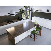 HW2802 10 Years Warranty OEM 6-30mm Big Slab Kitchen And Bathroom Heat Resistance Discount Solid Surface