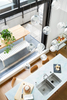 NW58114 Koris 10 Years Warranty Kitchen And Bathroom 6-30 Mm Thickness Heat Resistance Solid Surface Counters For Cabinet