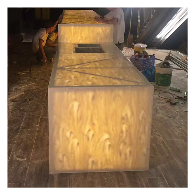 NW5809 Koris 10 Years Warranty Kitchen And Bathroom 6-30 Mm Thickness Heat Resistance Man-made Marble For Cabinet