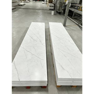 Silica Free OEM 6-30mm Big Slab Kitchen And Bathroom Non Porous Engineered Stone Acrylic Artificial Marble Sheet