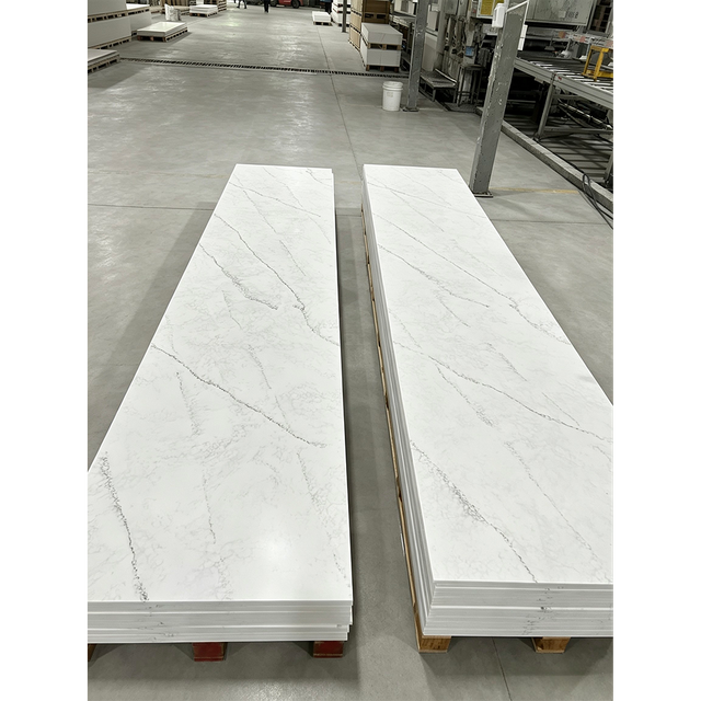 Silica Free OEM 6-30mm Big Slab Kitchen And Bathroom Non Porous Engineered Stone Acrylic Artificial Marble Sheet
