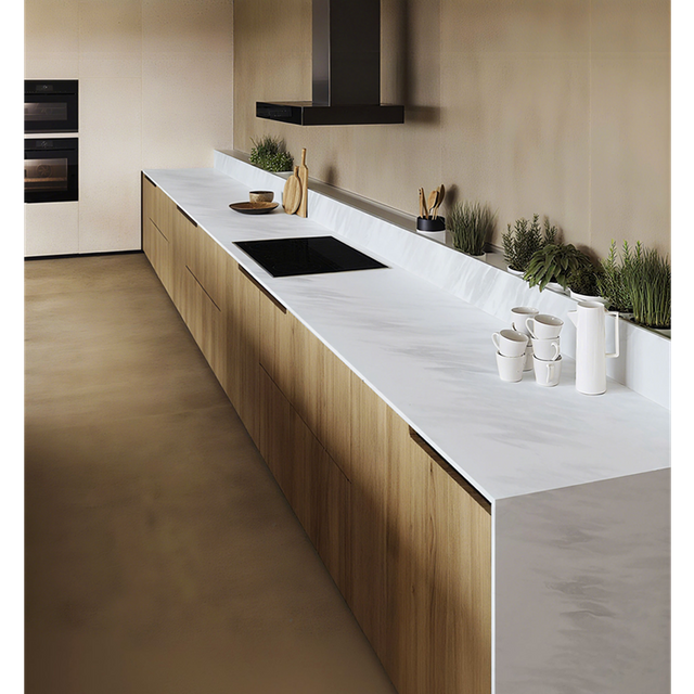 FP12002 Customize Color 10 Years Warranty OEM 6-30mm Big Slab Kitchen And Bathroom Heat Resistance Solid Surface Vanity Top