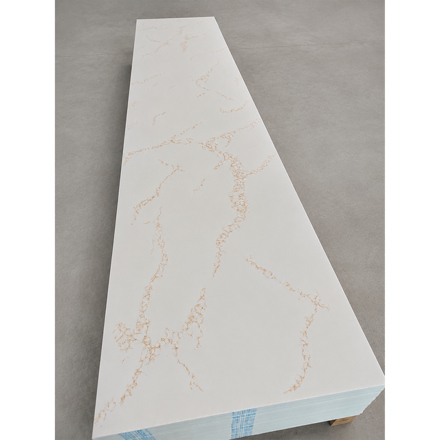 HW6809 Silica Free OEM 6-30mm Big Slab Kitchen And Bathroom Non Porous Engineered Stone Solid Surface Vanity Top