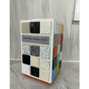 Silica Free OEM 6-30mm Big Slab Kitchen And Bathroom Non Porous Engineered Artificial Marble Table Top